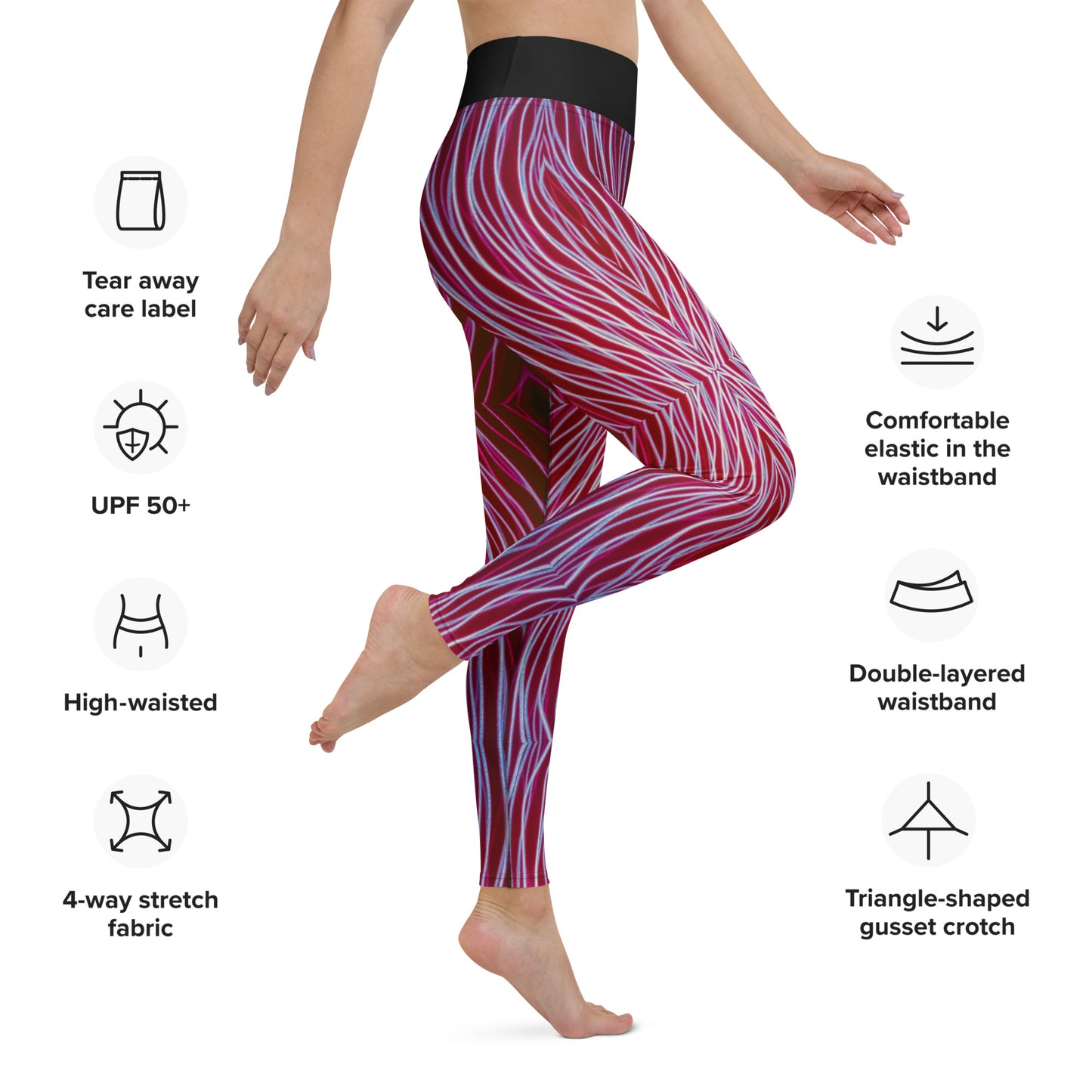 RedMuscleLight Yoga Leggings