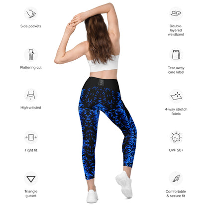 Zephyr Light Fractal Leggings with pockets