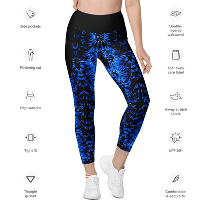 Zephyr Light Fractal Leggings with pockets