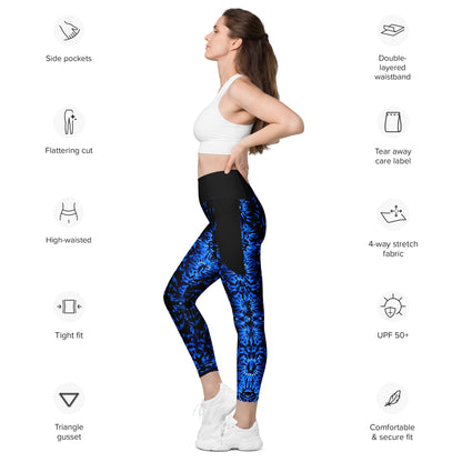 Zephyr Light Fractal Leggings with pockets