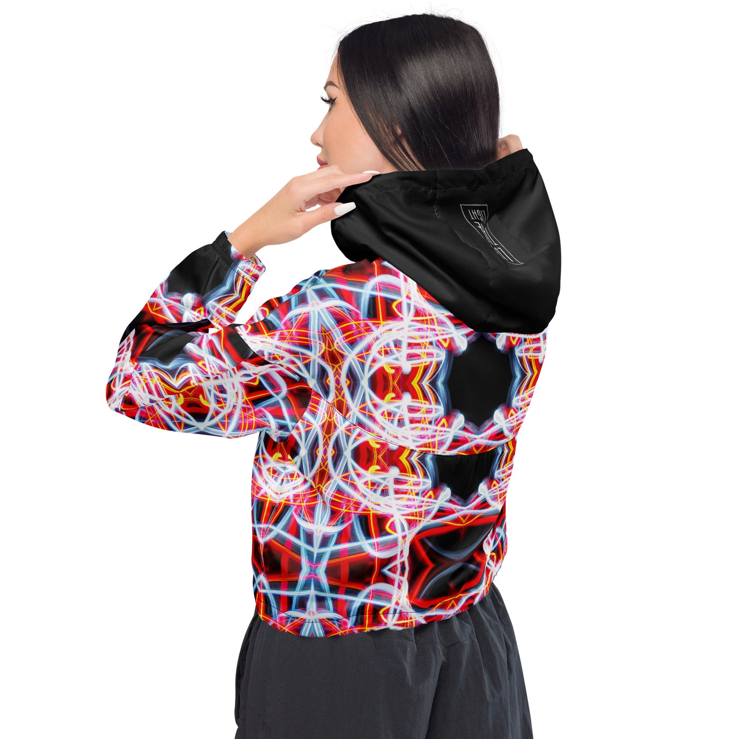 RedLedTrailsLight Women’s cropped windbreaker