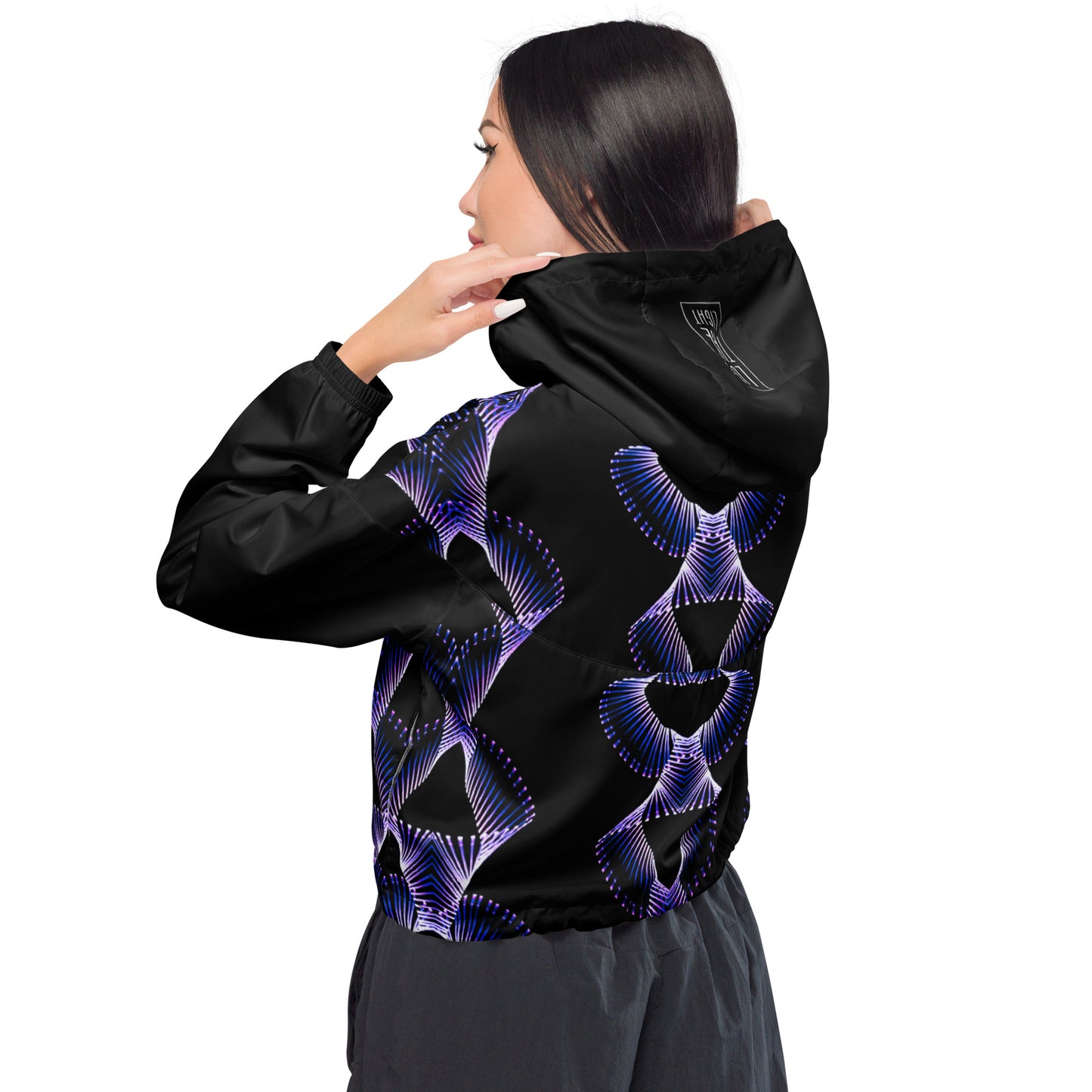 Medusa Waves  Women’s cropped windbreaker