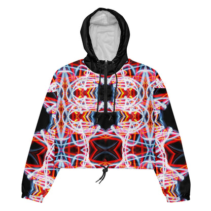 RedLedTrailsLight Women’s cropped windbreaker