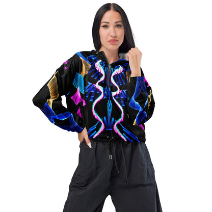 StripesTriumph Women’s cropped windbreaker