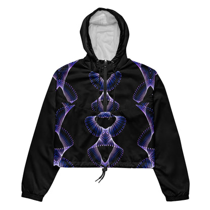 Medusa Waves  Women’s cropped windbreaker