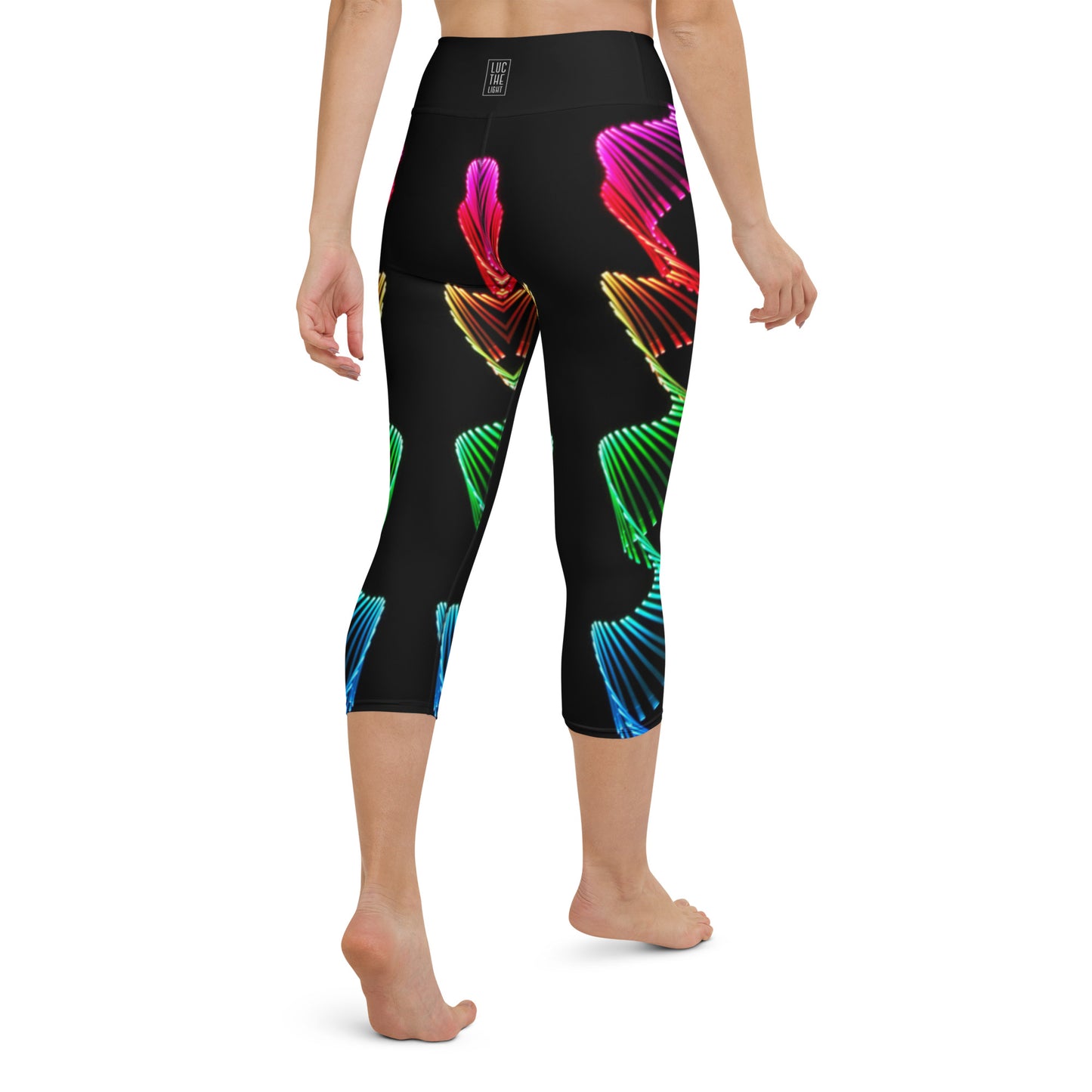 Carioca Waves Yoga Capri Leggings