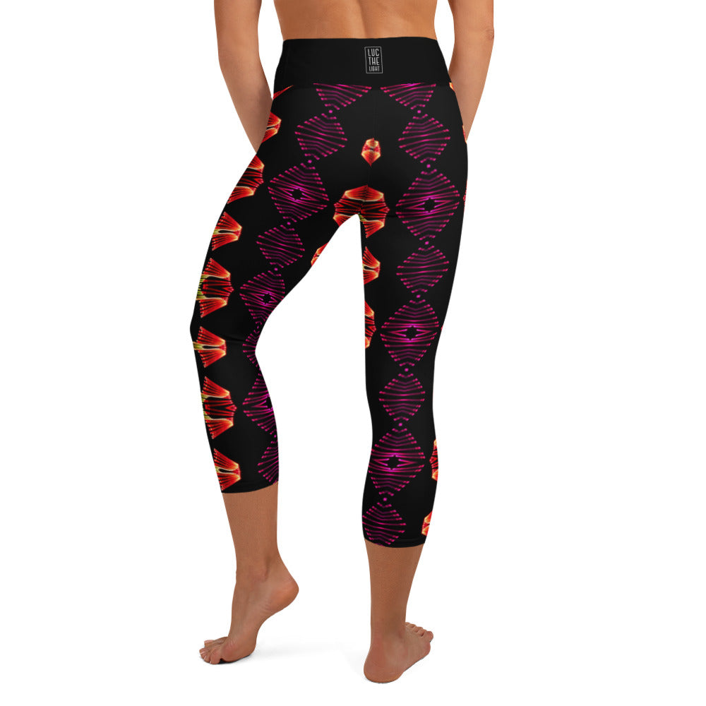 Torero Lights Yoga Capri Leggings