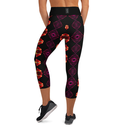 Torero Lights Yoga Capri Leggings