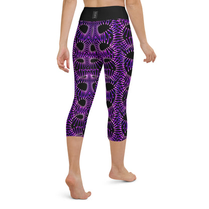 Purple Obsession Yoga Capri Leggings