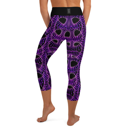 Purple Obsession Yoga Capri Leggings