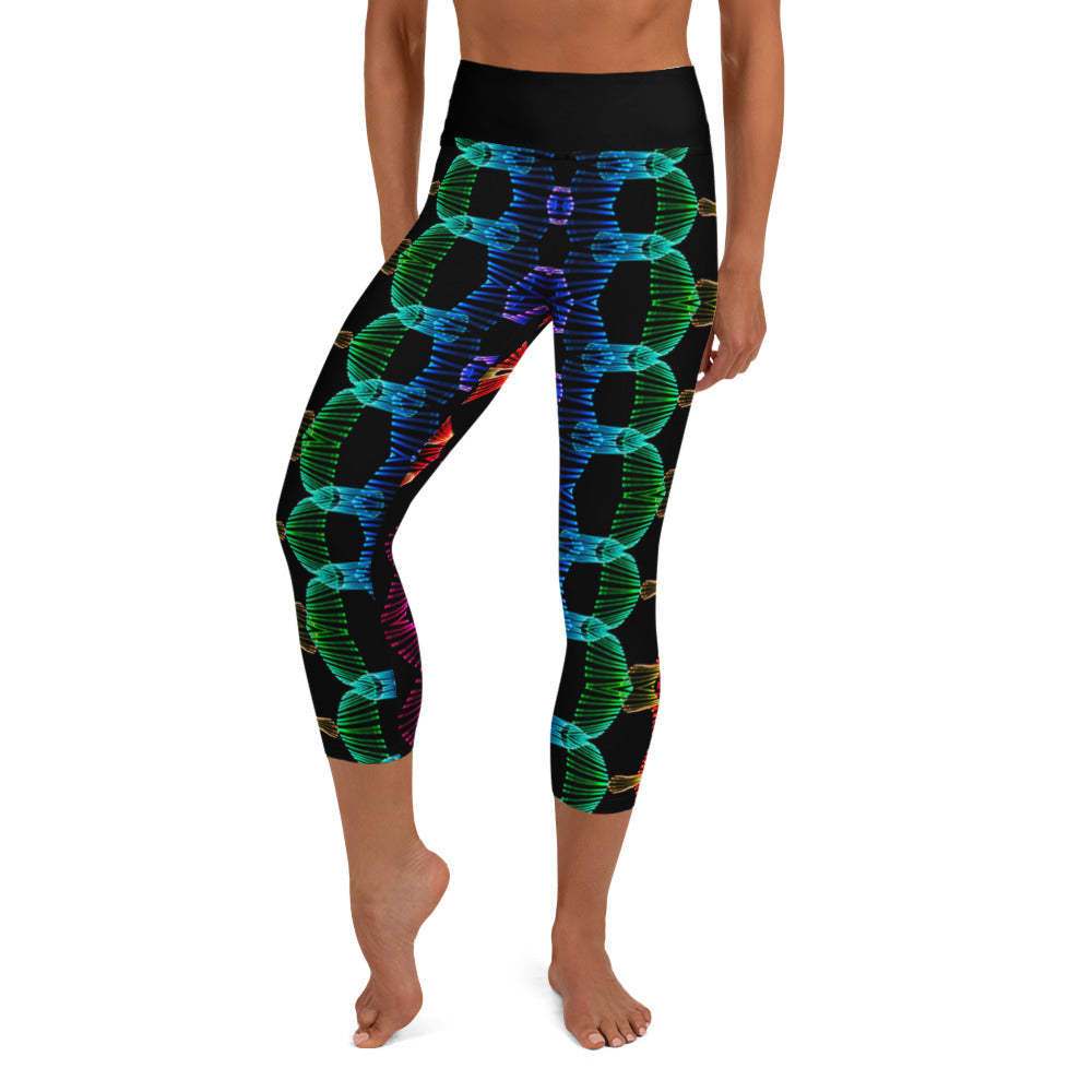 Torero Lights Yoga Capri Leggings