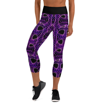 Purple Obsession Yoga Capri Leggings