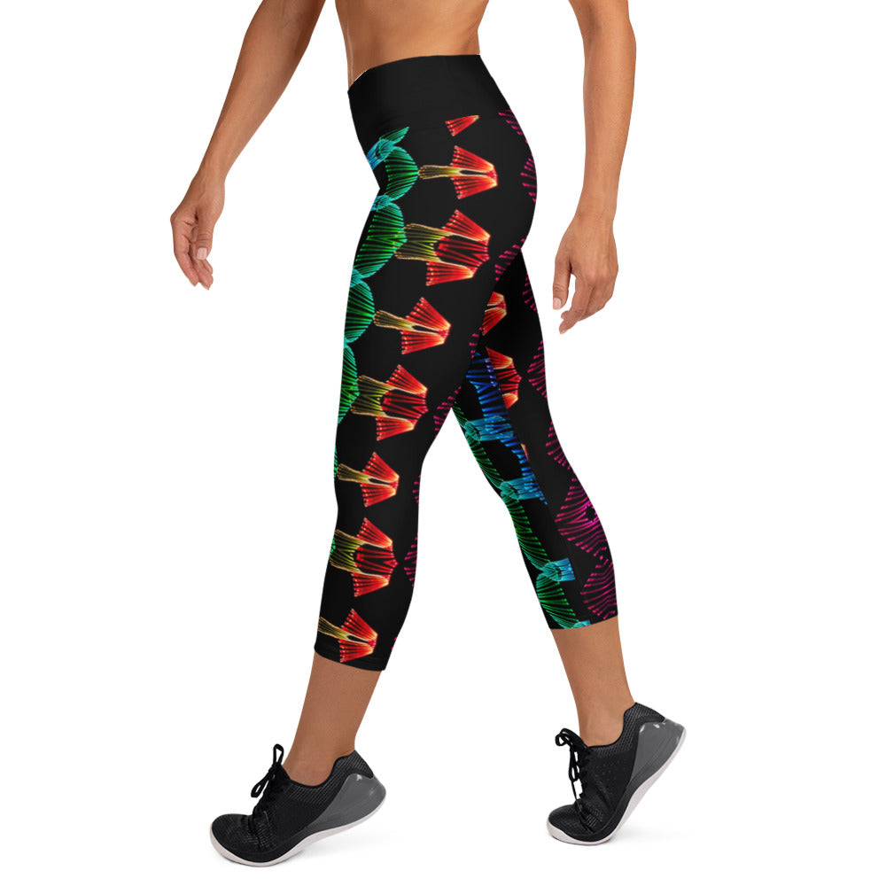 Torero Lights Yoga Capri Leggings