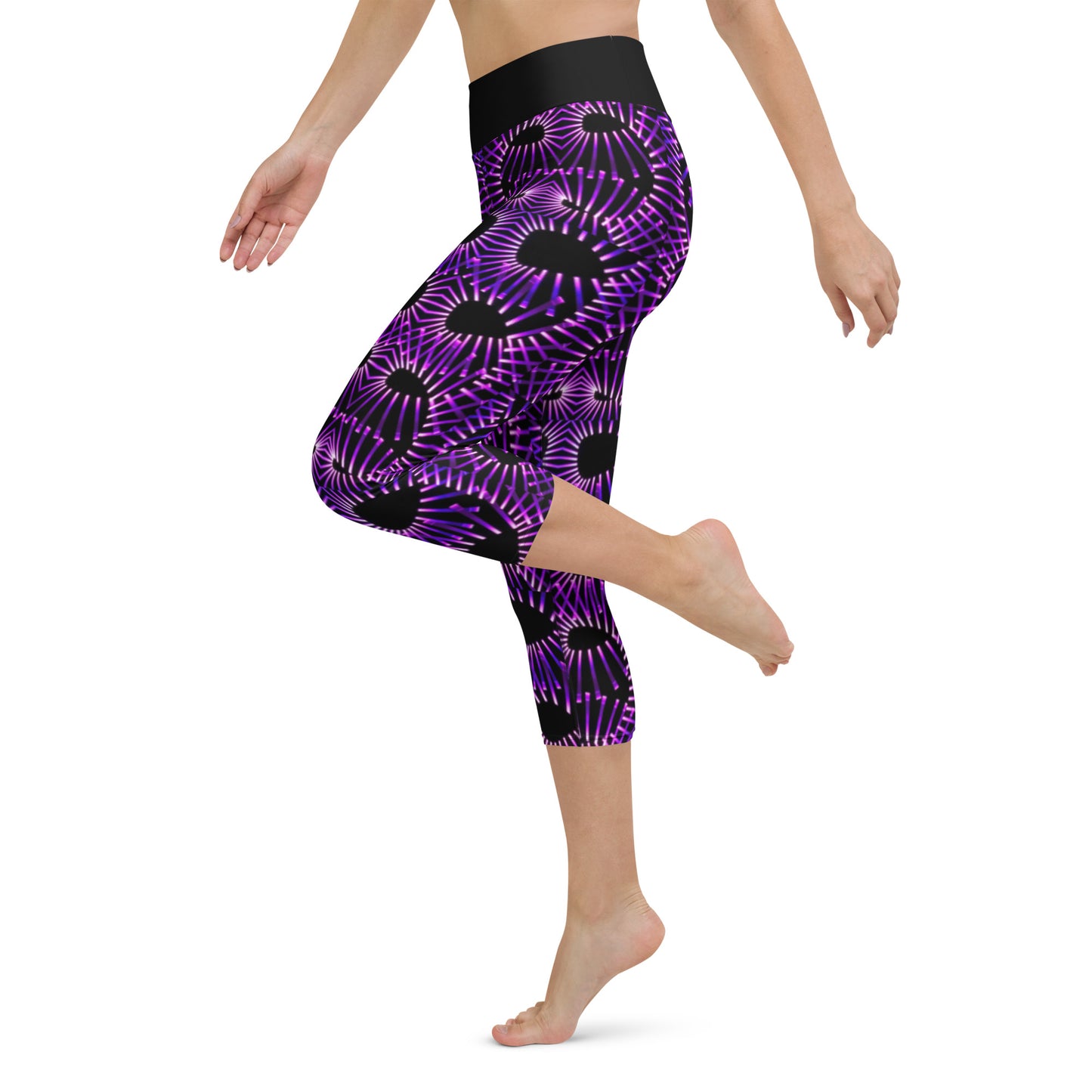 Purple Obsession Yoga Capri Leggings