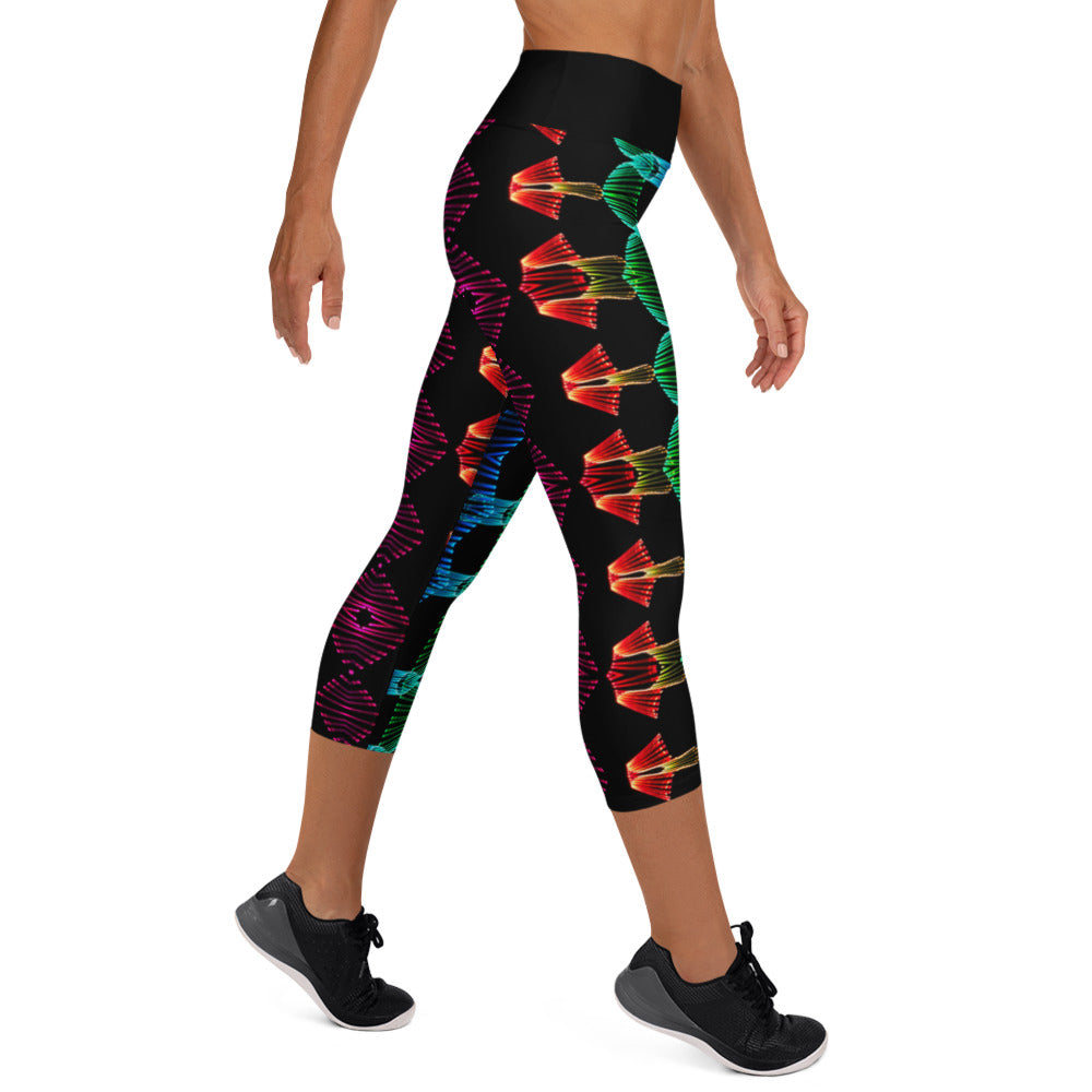 Torero Lights Yoga Capri Leggings