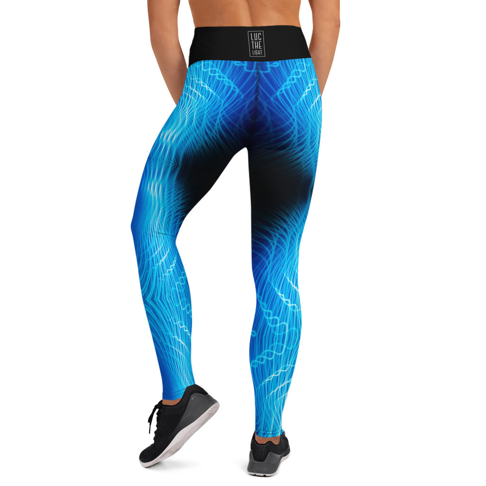 Blue Electric Leggings