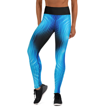 Blue Electric Leggings