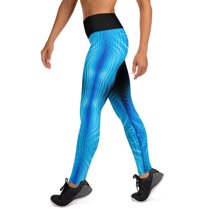 Blue Electric Leggings