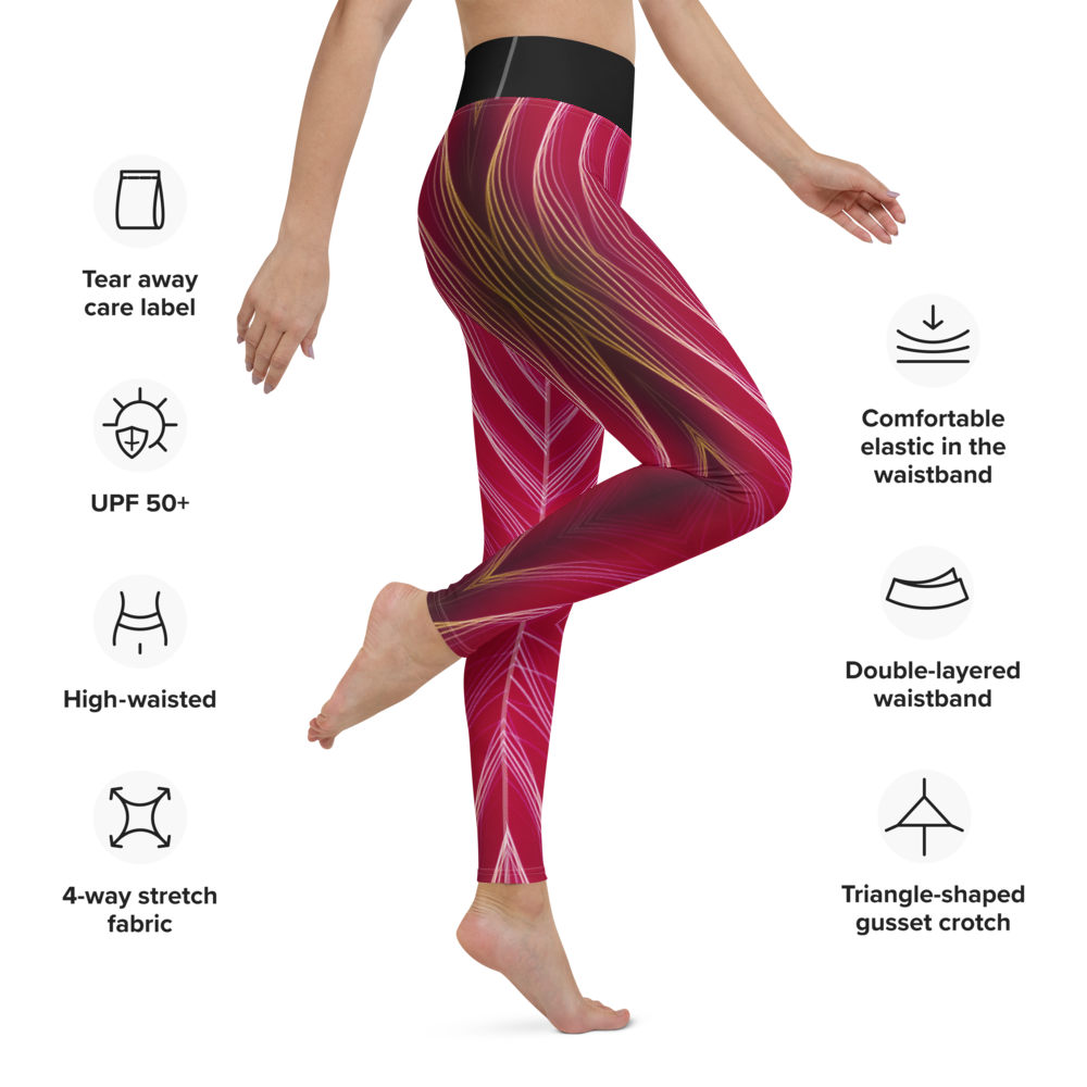 Purple Laser Yoga Leggings