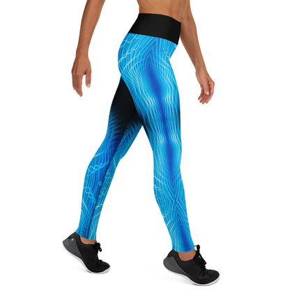 Blue Electric Leggings