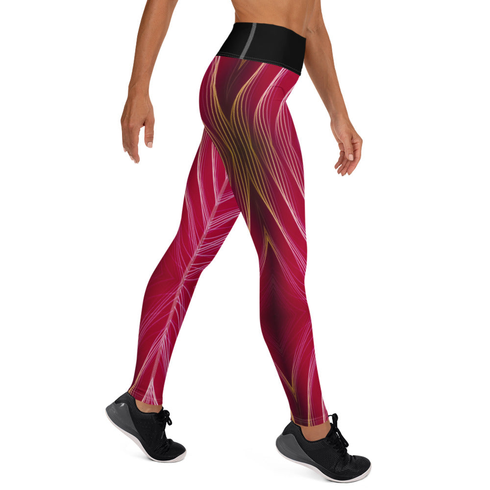 Purple Laser Yoga Leggings